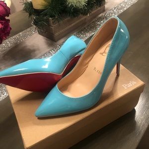 Red bottom shoes cl alike sz 37.5 10 cm heel